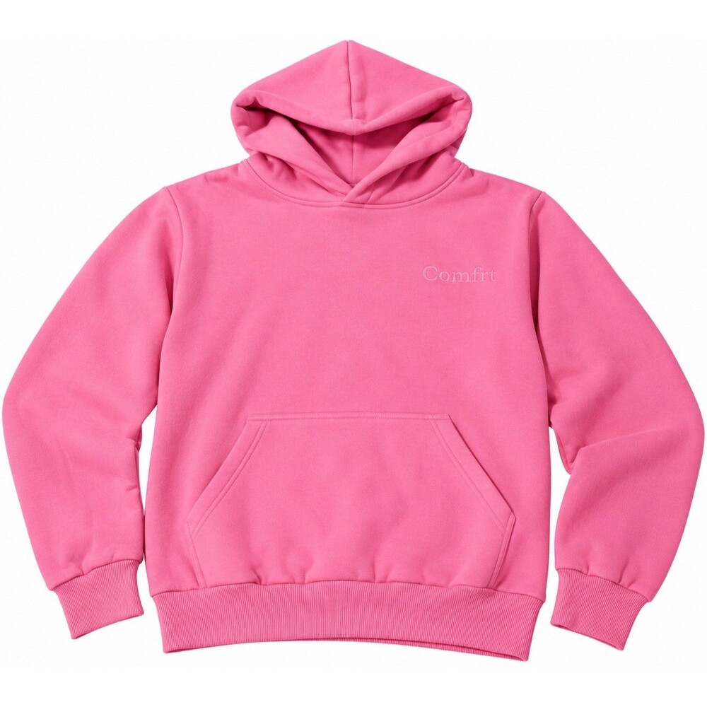 Comfort Minimalist Hoodie Pink Sorbet Sweatshirt Size Small NWOT